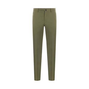 Stretch Cotton Slim-fit Pants-INCOTEX-JOHN JULIA