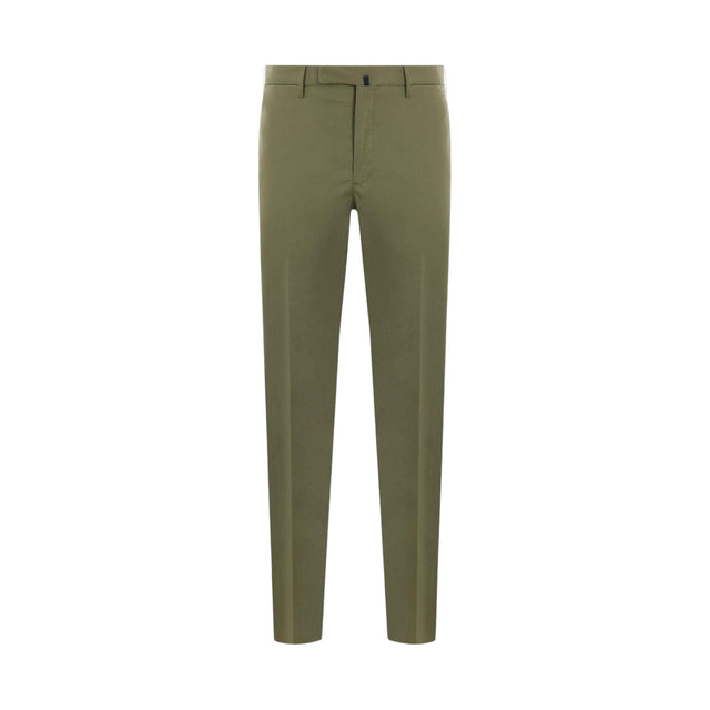 Stretch Cotton Slim-fit Pants-INCOTEX-JOHN JULIA