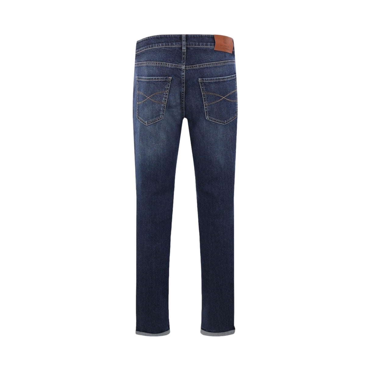 Stretch Denim Traditional-fit Jeans-BRUNELLO CUCINELLI-JOHN JULIA