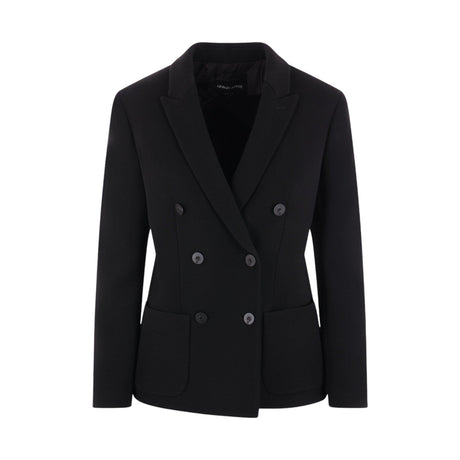 Stretch Double-Sided Wool Jacket-GIORGIO ARMANI-JOHN JULIA