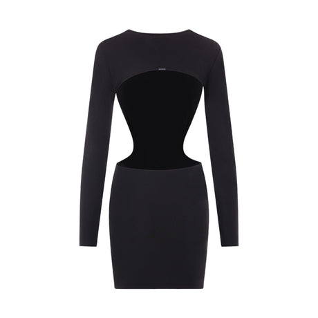 Stretch Jersey Fitted Minidress-BALENCIAGA-JOHN JULIA