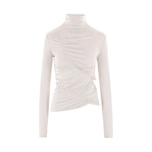 Stretch Jersey Long-sleeved Top-GIORGIO ARMANI-JOHN JULIA