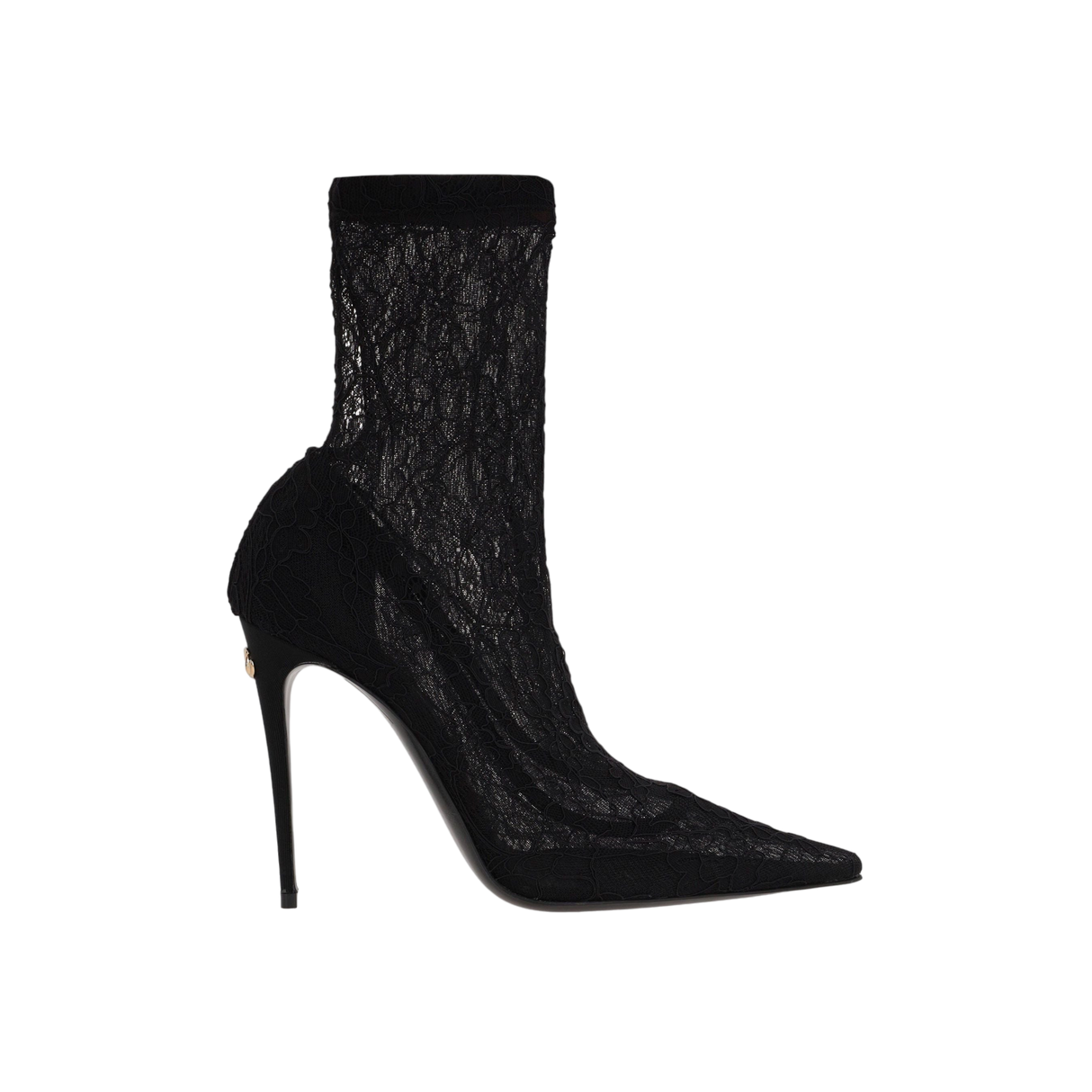 Stretch Lace Ankle Boots-DOLCE & GABBANA-JOHN JULIA