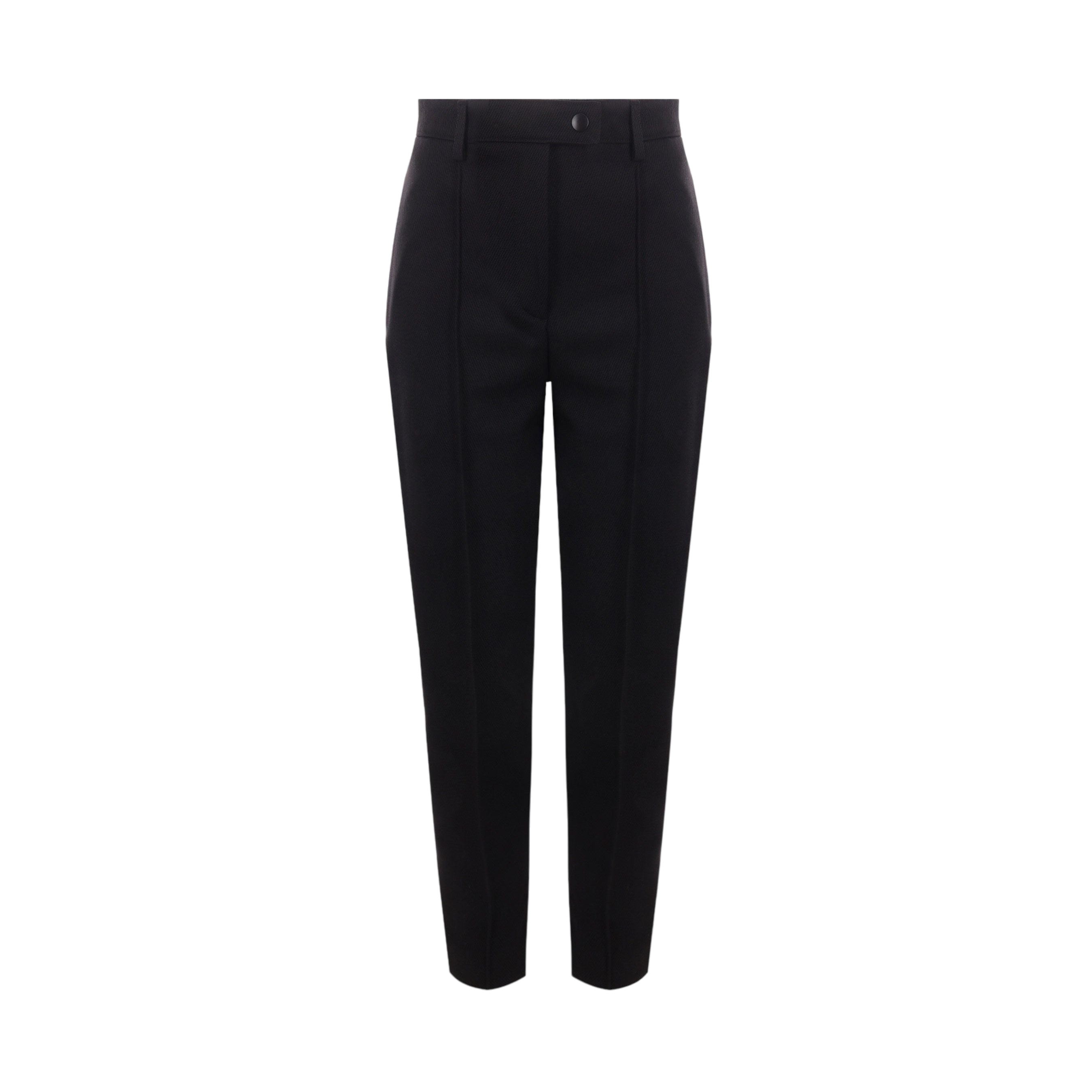 Stretch Natté Gabardine Pants-PRADA-JOHN JULIA