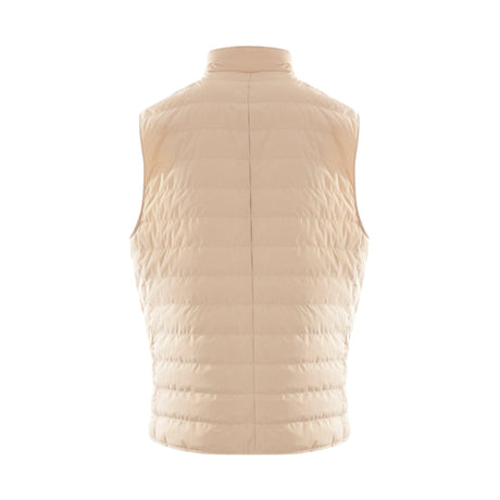 Stretch Nylon Sleeveless Down Jacket-BRUNELLO CUCINELLI-JOHN JULIA