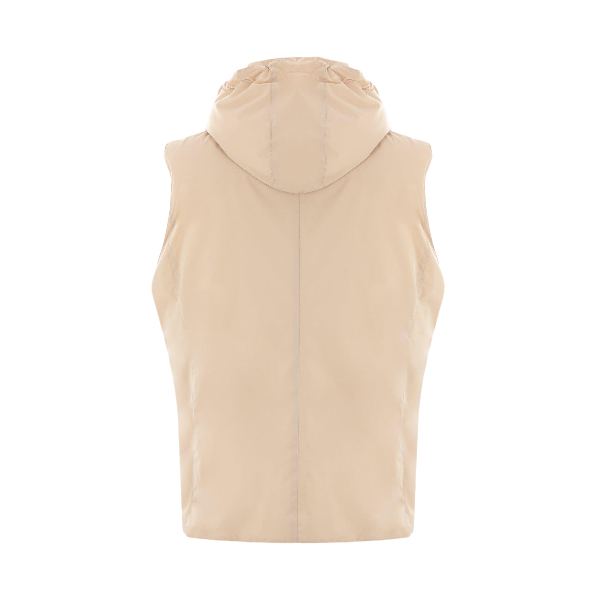 Stretch Nylon Sleeveless Down Jacket-BRUNELLO CUCINELLI-JOHN JULIA