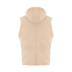 Stretch Nylon Sleeveless Down Jacket-BRUNELLO CUCINELLI-JOHN JULIA