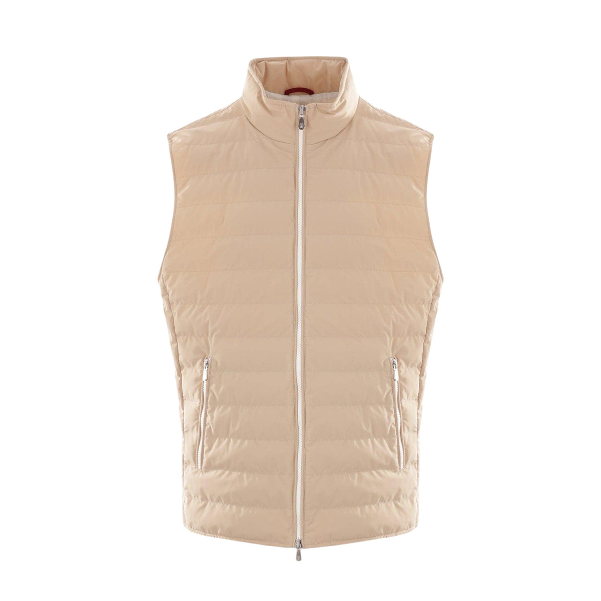 Stretch Nylon Sleeveless Down Jacket-BRUNELLO CUCINELLI-JOHN JULIA