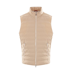 Stretch Nylon Sleeveless Down Jacket-BRUNELLO CUCINELLI-JOHN JULIA