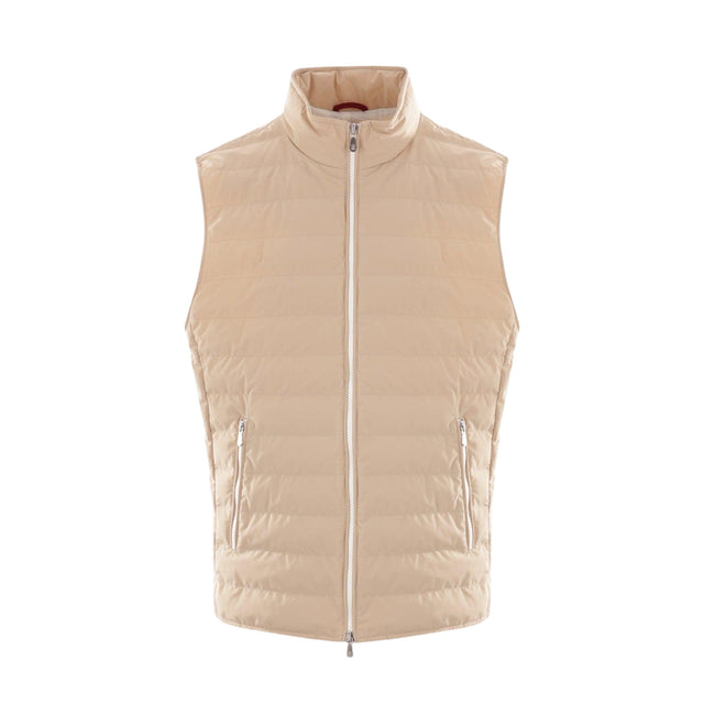 Stretch Nylon Sleeveless Down Jacket-BRUNELLO CUCINELLI-JOHN JULIA