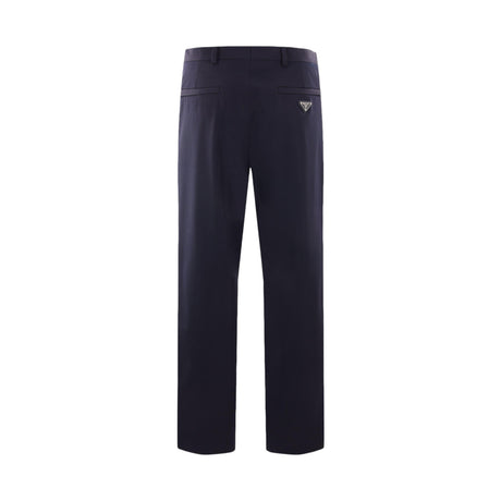 Stretch Technical Fabric Loose-fit Pants-PRADA-JOHN JULIA