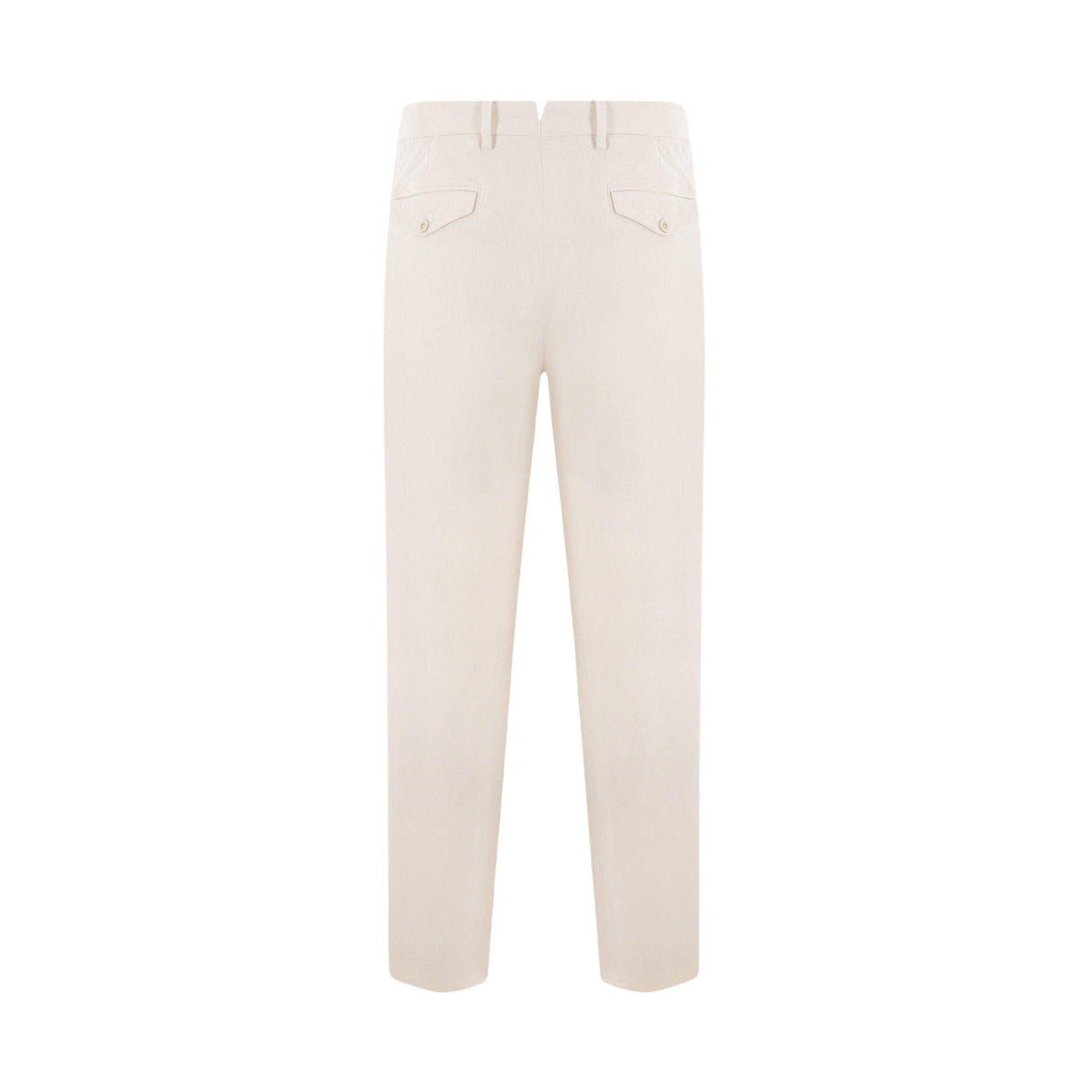 Stretch Washed Cotton Pants-CARUSO-JOHN JULIA