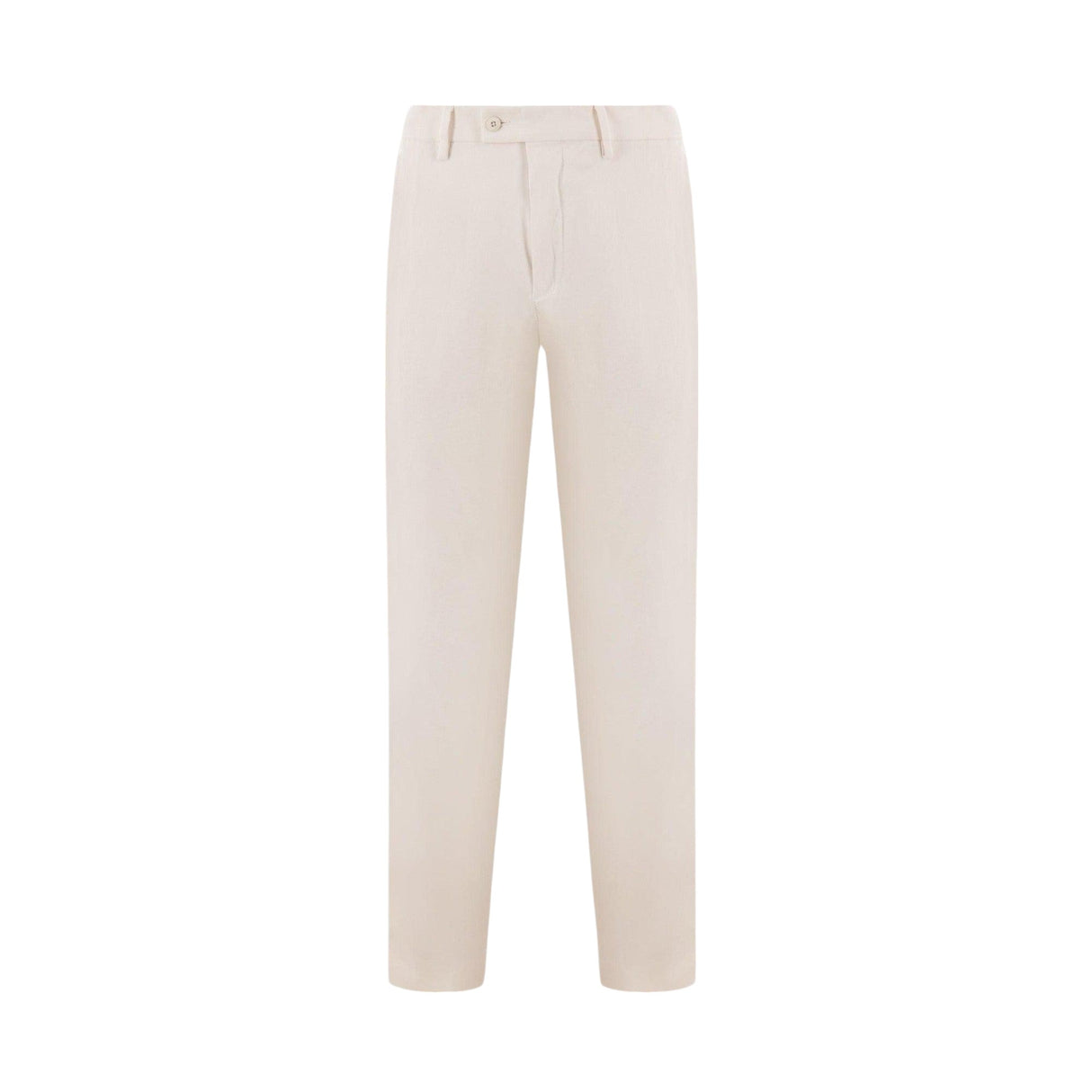 Stretch Washed Cotton Pants-CARUSO-JOHN JULIA