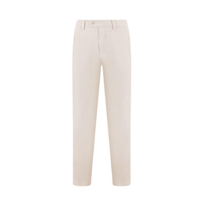 Stretch Washed Cotton Pants-CARUSO-JOHN JULIA