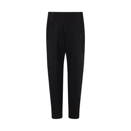 Stretch Wool Straight-Leg Trousers-GIORGIO ARMANI-JOHN JULIA