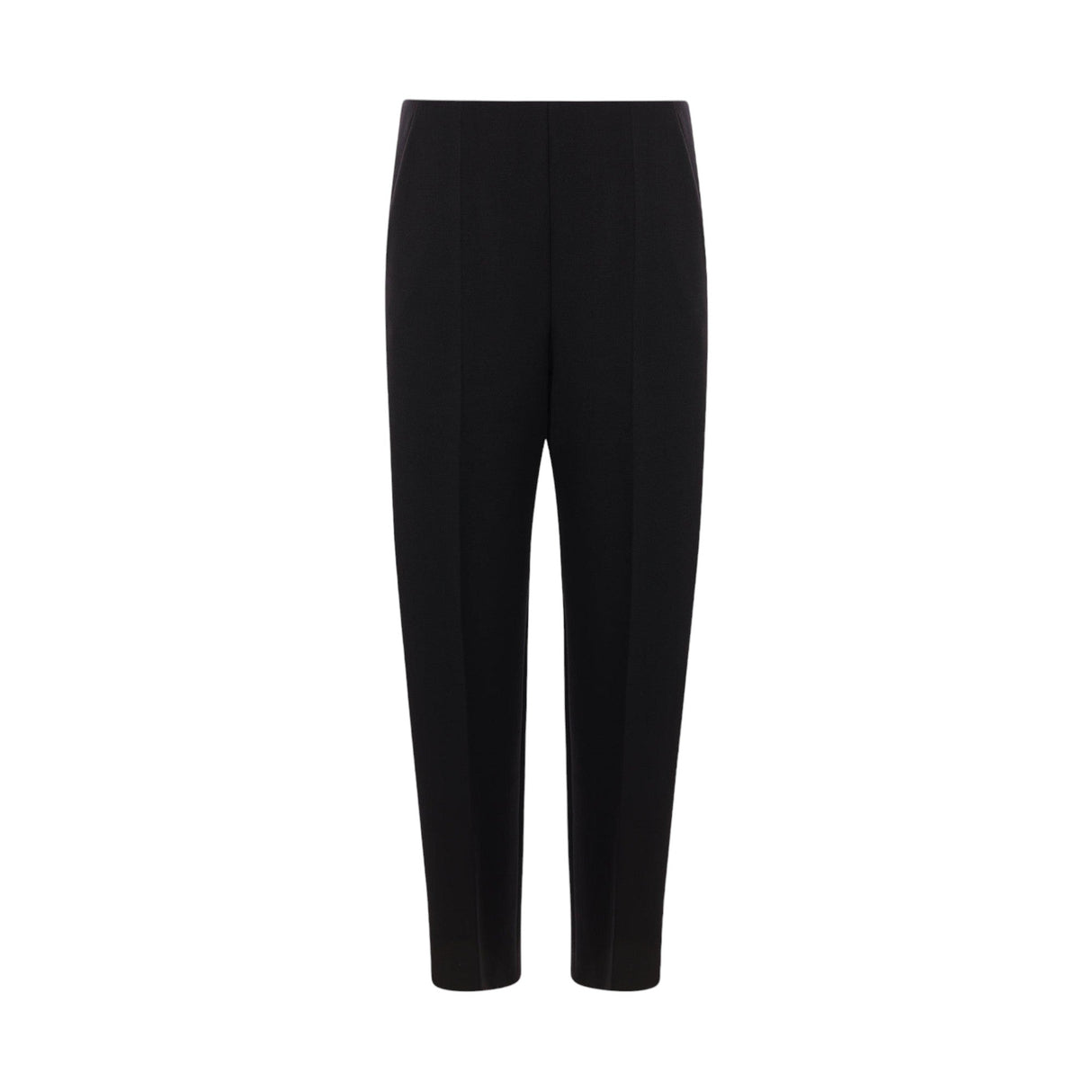 Stretch Wool Straight-Leg Trousers-GIORGIO ARMANI-JOHN JULIA