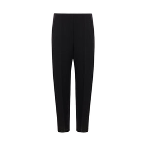 Stretch Wool Straight-Leg Trousers-GIORGIO ARMANI-JOHN JULIA