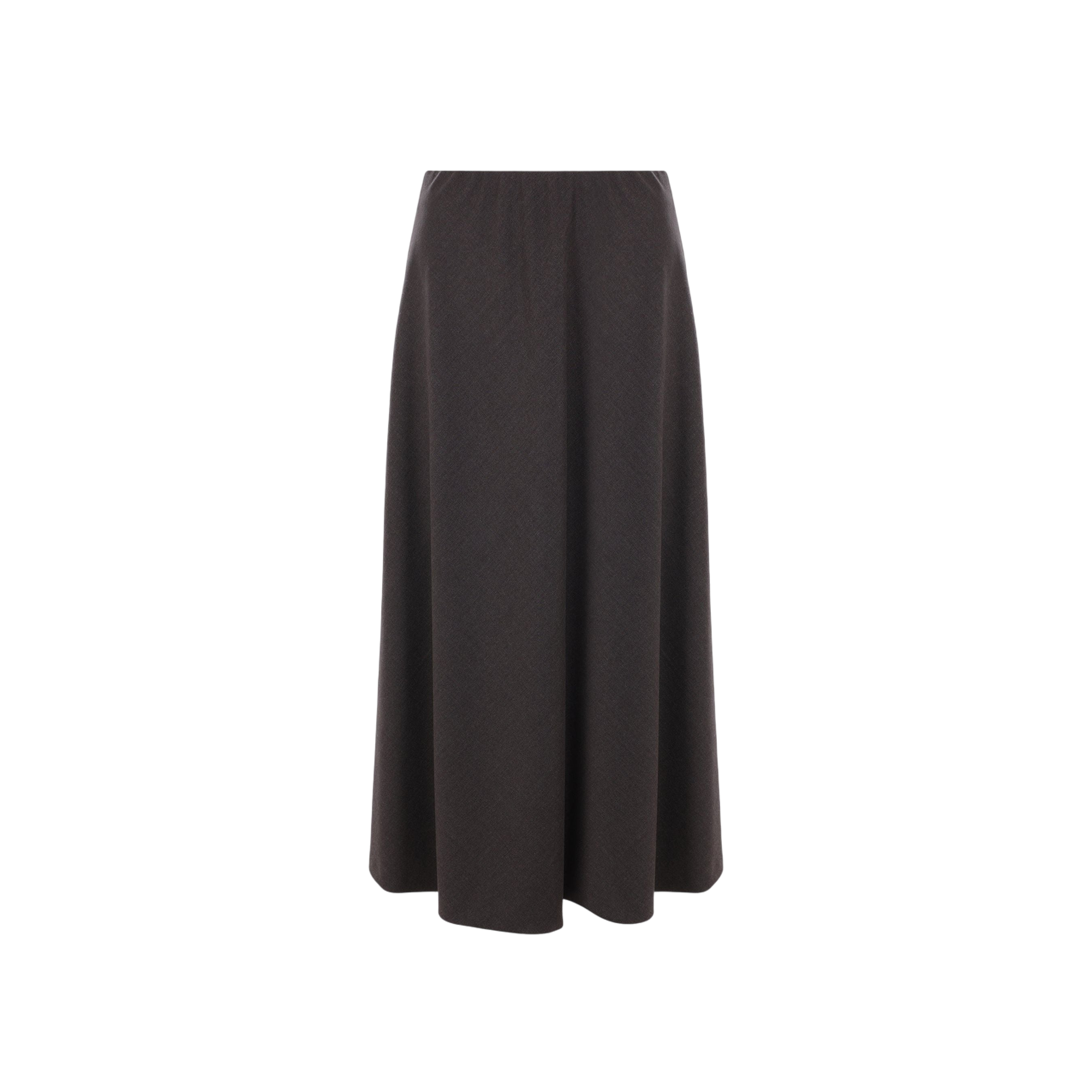 Stretch Wool Twill Skirt-BRUNELLO CUCINELLI-JOHN JULIA