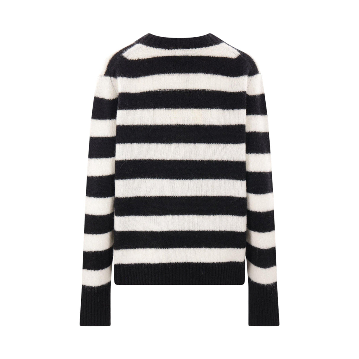 Striped Brushed Logo Sweater-MARC JACOBS-JOHN JULIA