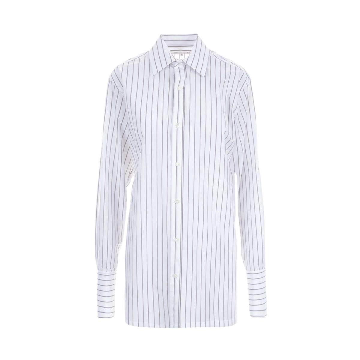 Striped Poplin Regular-fit Shirt-MAISON MARGIELA-JOHN JULIA