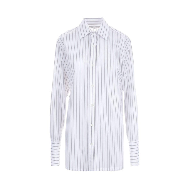 Striped Poplin Regular-fit Shirt-MAISON MARGIELA-JOHN JULIA