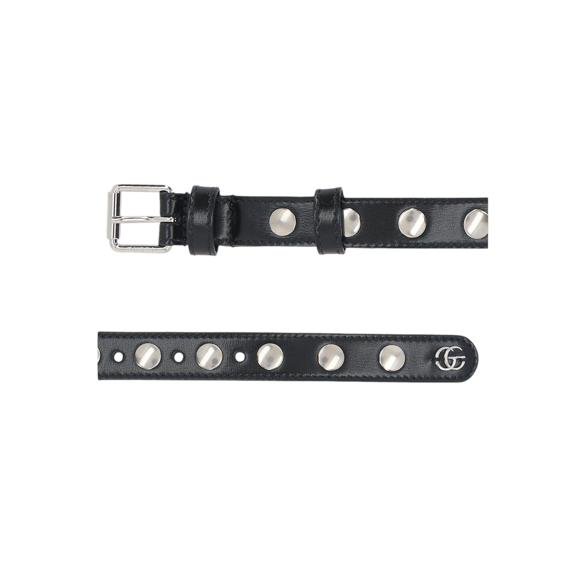 Studded Leather Belt-GUCCI-JOHN JULIA