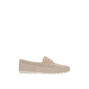 Suede Boat Shoes-PRADA-JOHN JULIA