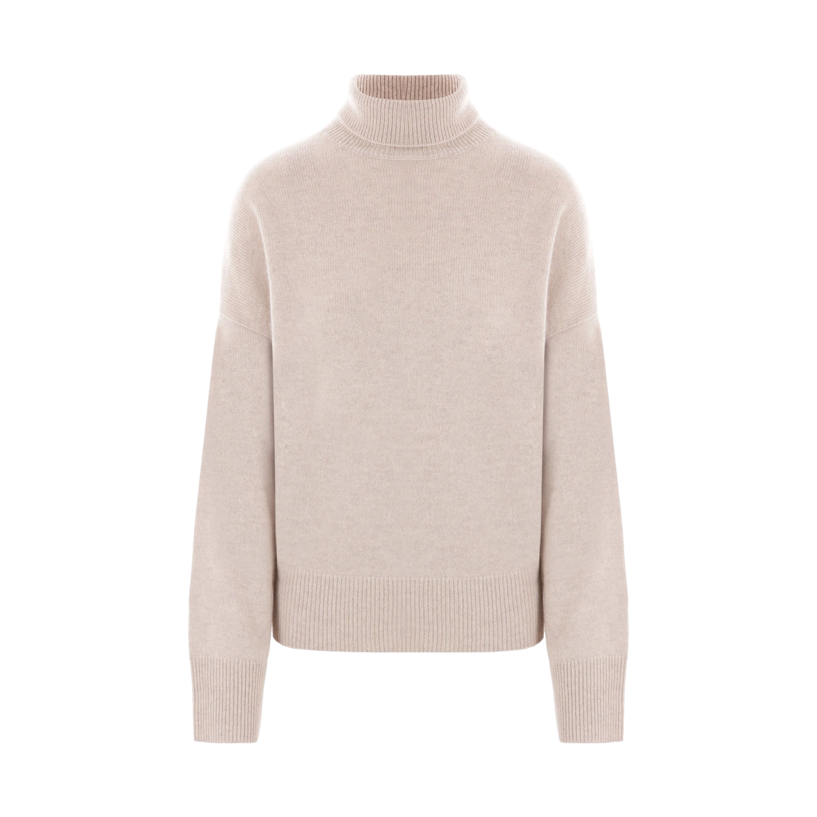 Suede Cashmere Turtleneck-LE KASHA-JOHN JULIA