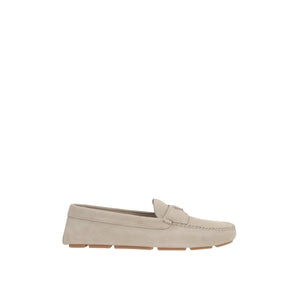 Suede Driving Loafers-PRADA-JOHN JULIA