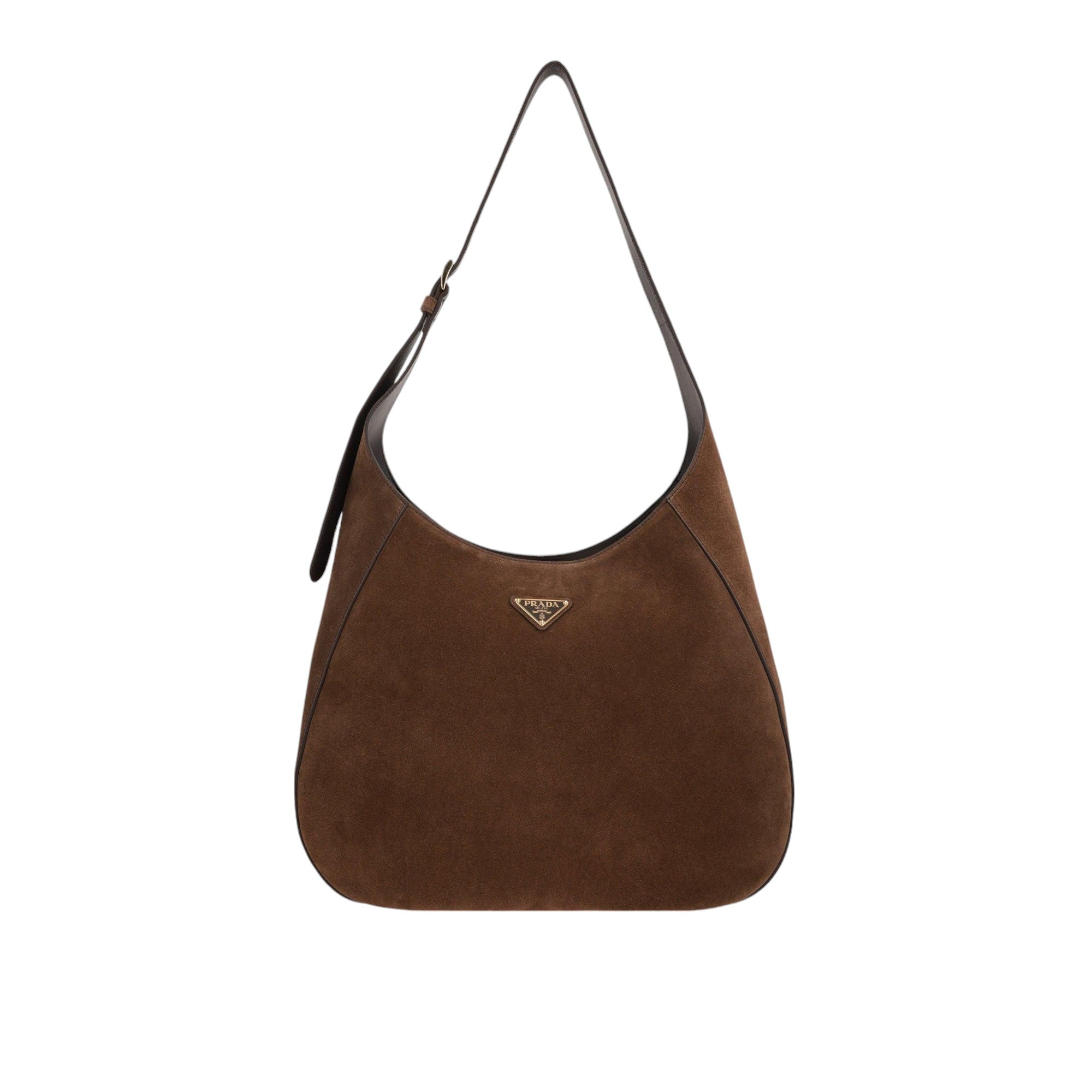 Suede Large Hobo Bag-PRADA-JOHN JULIA