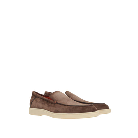 Suede Loafers-SANTONI-JOHN JULIA