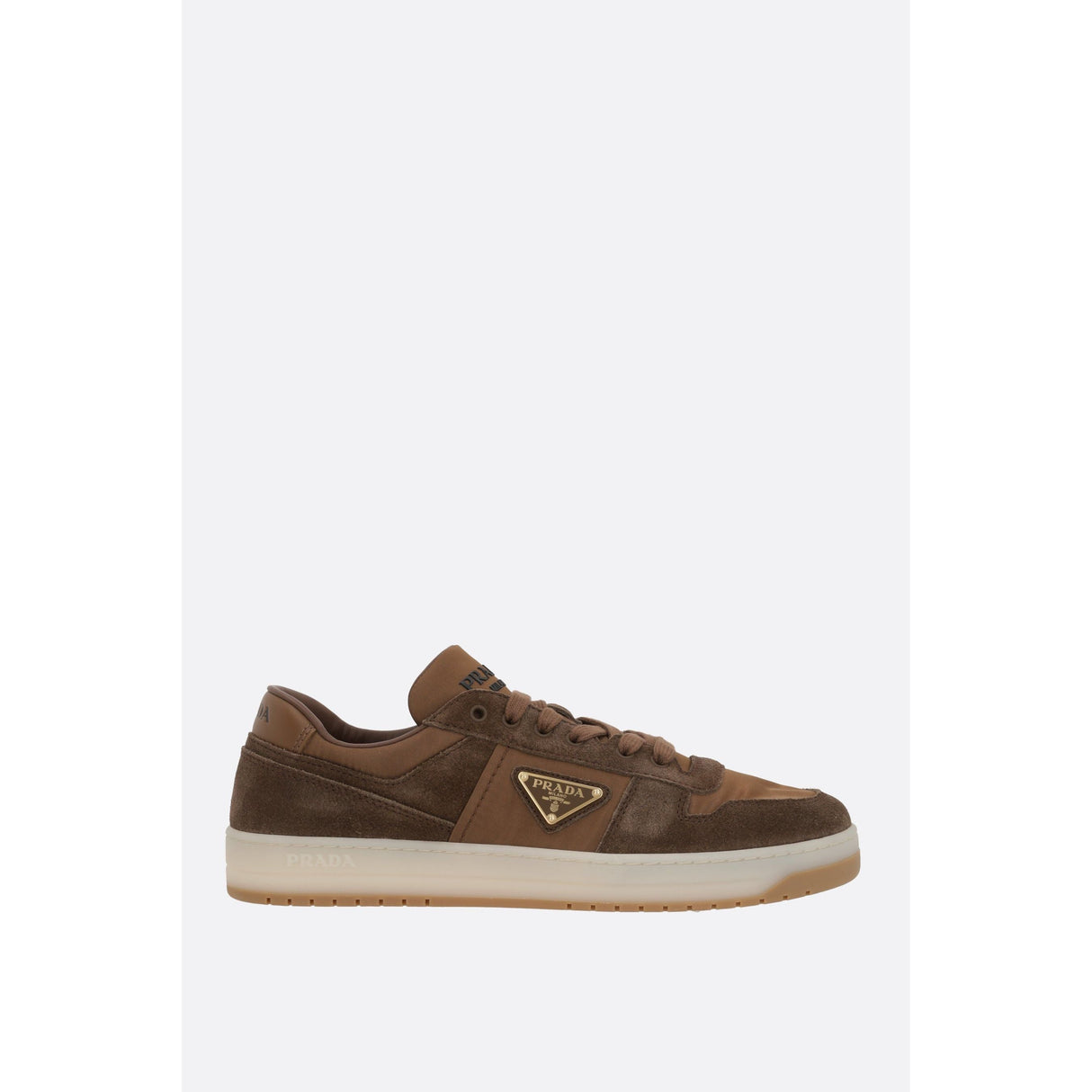 Suede Nylon Downtown Sneakers-PRADA-JOHN JULIA