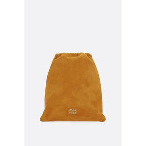 Suede Pouch-MIU MIU-JOHN JULIA