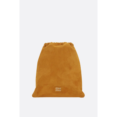 Suede Pouch-MIU MIU-JOHN JULIA