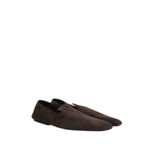 Suede Slippers-BOTTEGA VENETA-JOHN JULIA