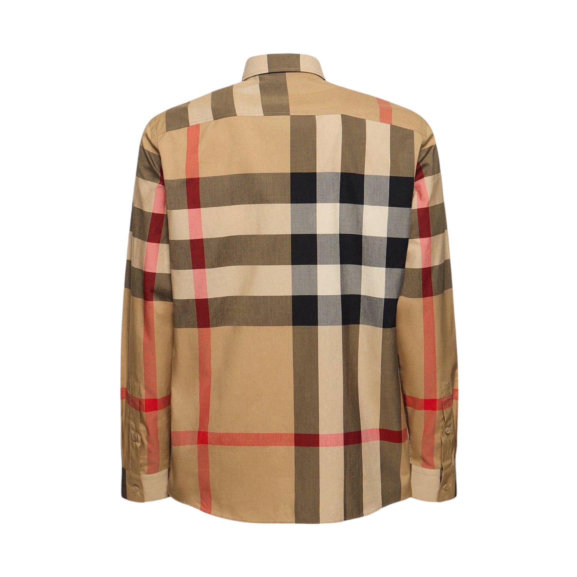 Summerton Poplin Check Shirt-BURBERRY-JOHN JULIA