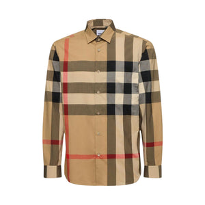 Summerton Poplin Check Shirt-BURBERRY-JOHN JULIA