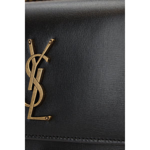 Sunset Medium Smooth Leather Shoulder Bag-SAINT LAURENT-JOHN JULIA