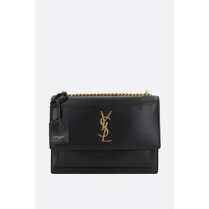 Sunset Medium Smooth Leather Shoulder Bag-SAINT LAURENT-JOHN JULIA