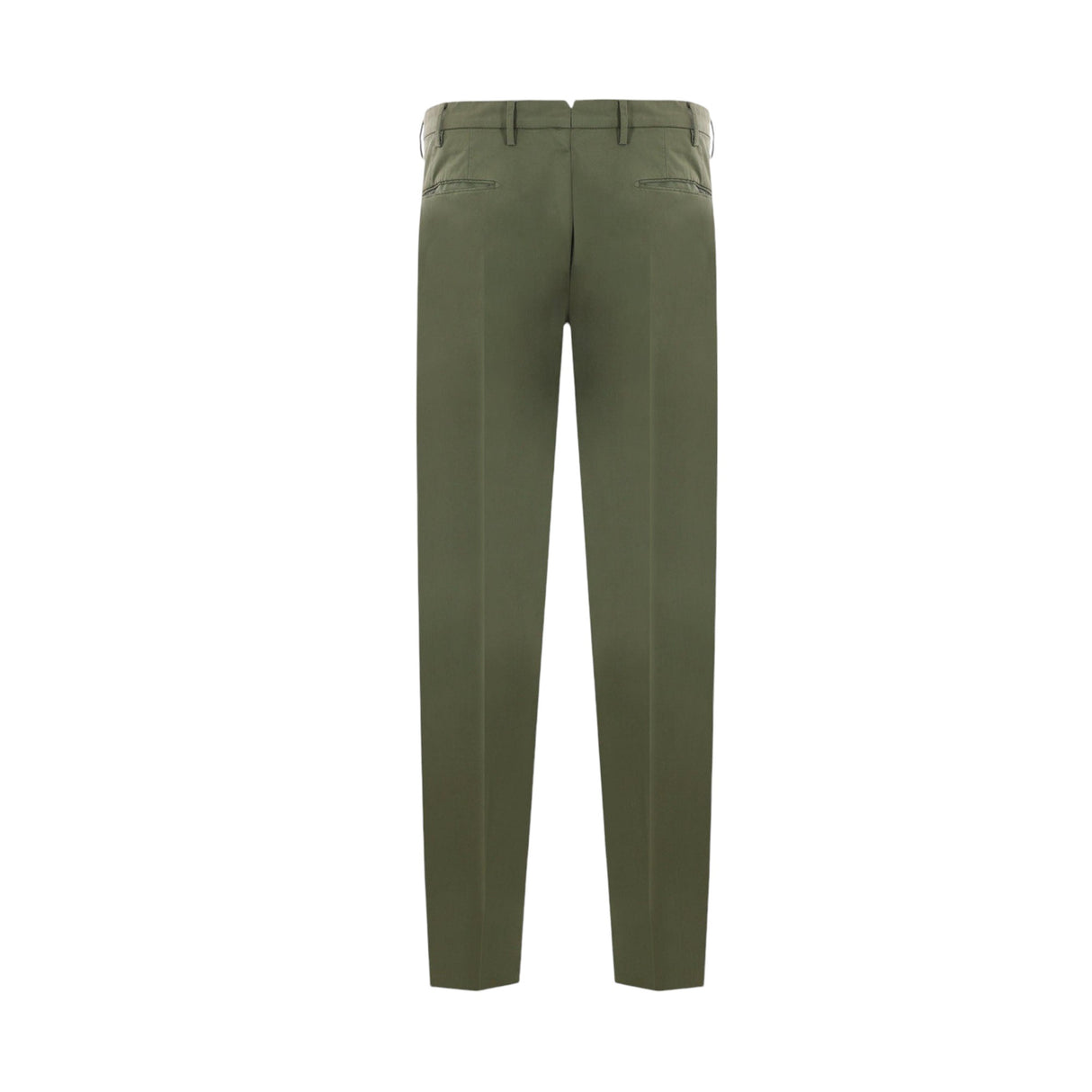 Sustainable Stretch Cotton Slim-fit Pants-INCOTEX-JOHN JULIA