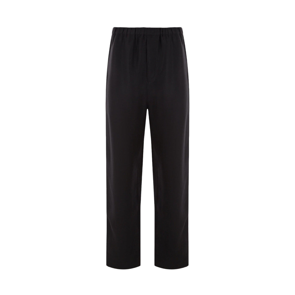 Sustainable Viscose Baggy-fit Pants-SAINT LAURENT-JOHN JULIA