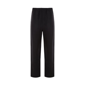 Sustainable Viscose Baggy-fit Pants-SAINT LAURENT-JOHN JULIA