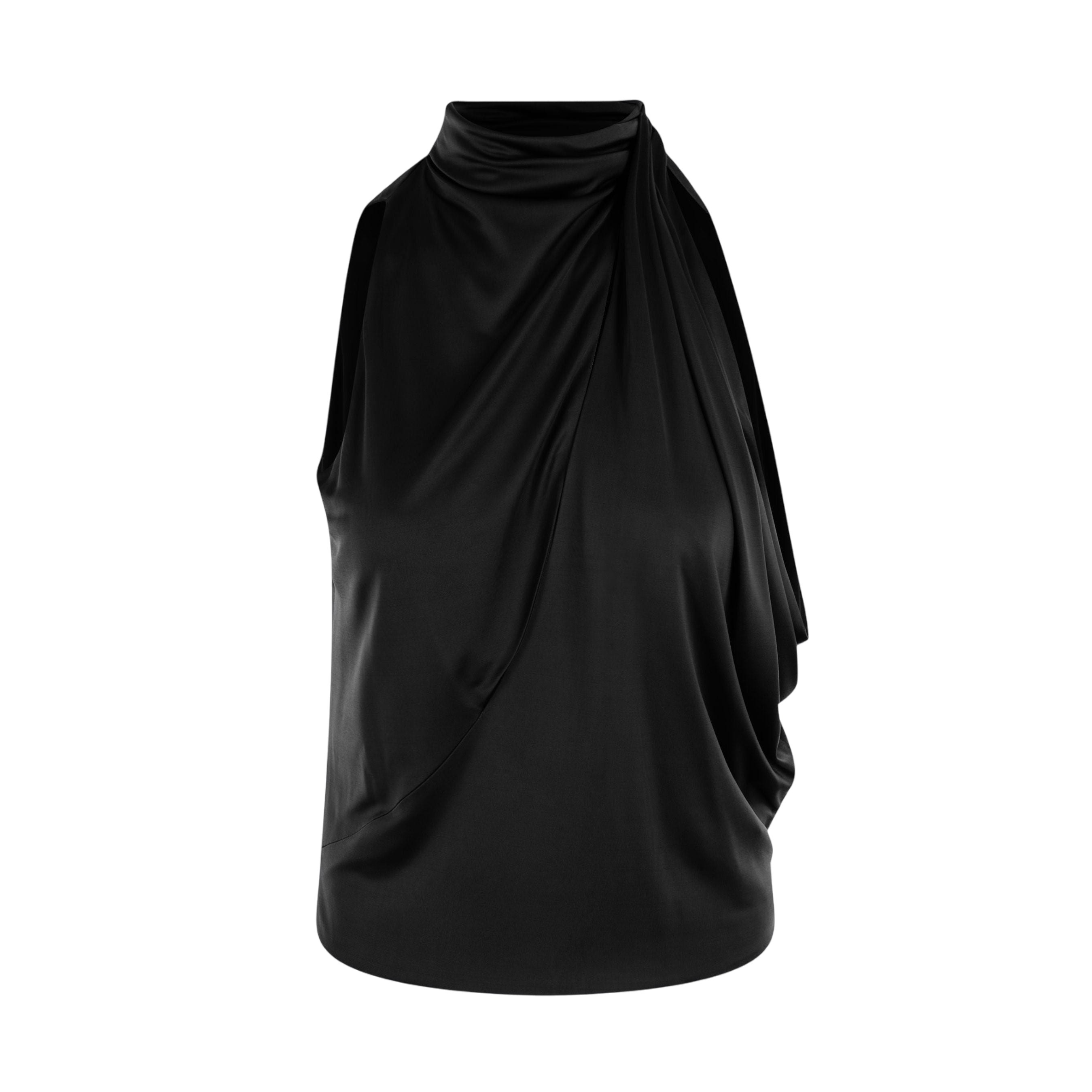 Sustainable Viscose Sleeveless Top-VERSACE-JOHN JULIA