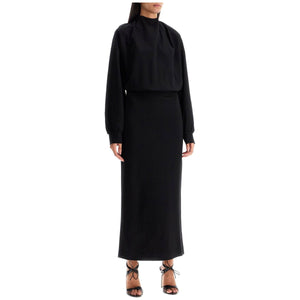 Sylvia Jersey Midi Dress