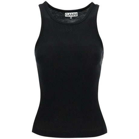 Organic Cotton Rib Tank Top.