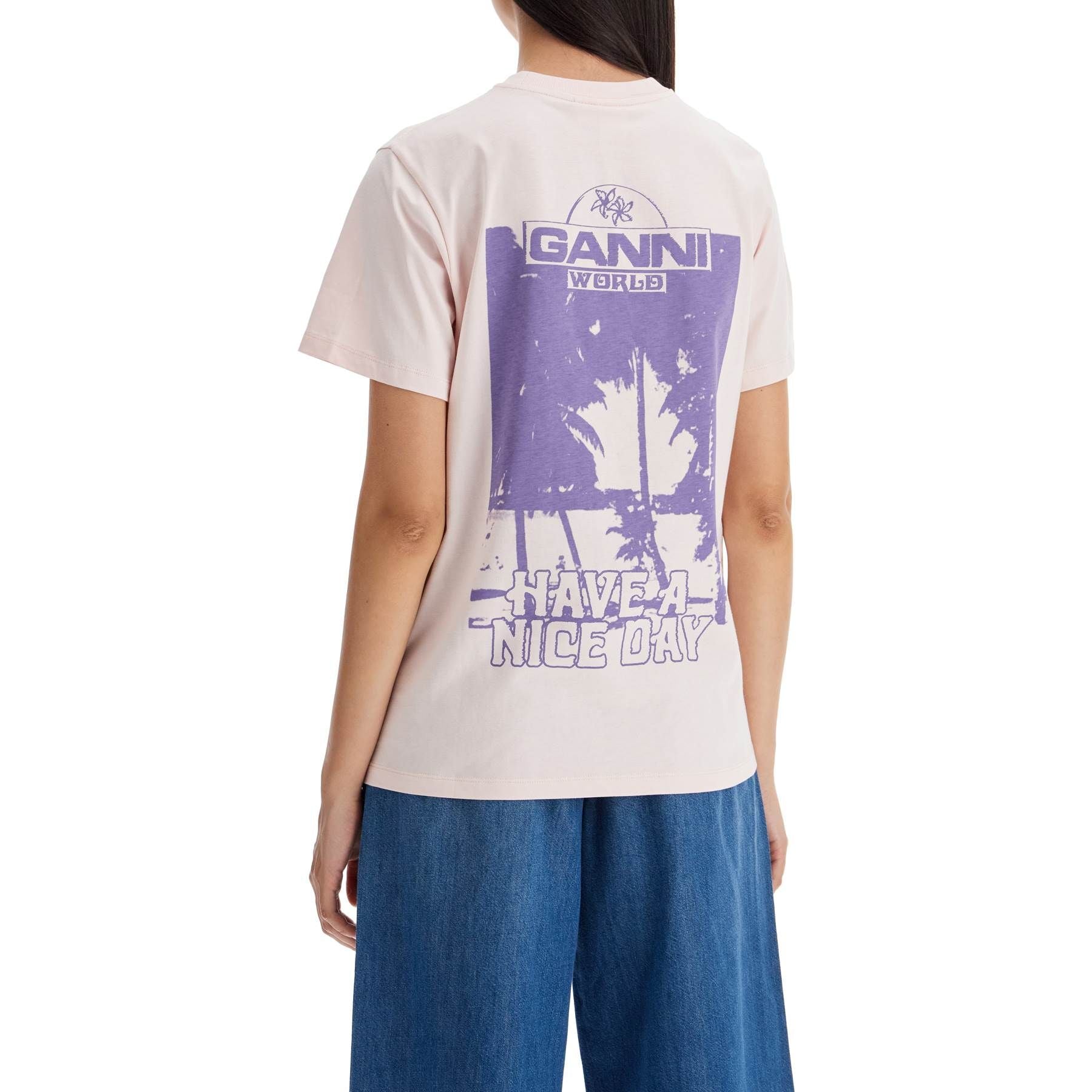 Printed Relaxed Fit T Shirt