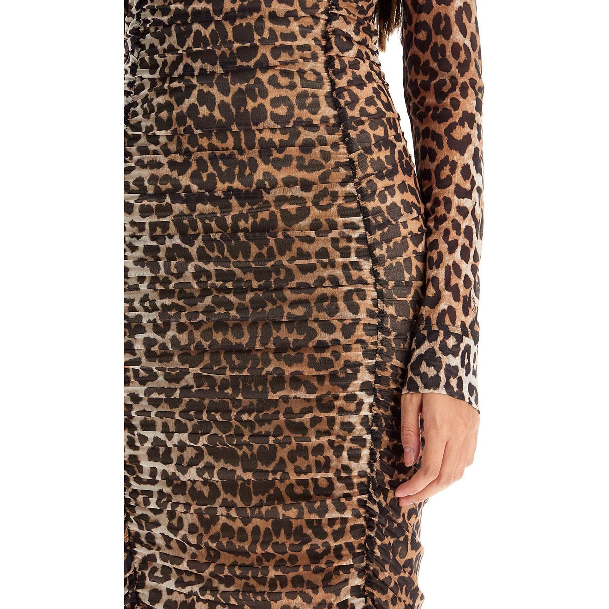 Leopard Print Midi Dress