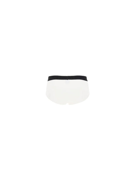 Logo Band Slip Briefs-Tom Ford-JOHN JULIA