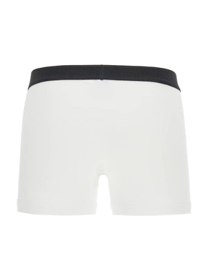 Cotton Bi-pack Boxer Briefs With Logo Band