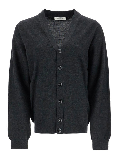 Convertible Side-Tie Wool Sweater-LEMAIRE-JOHN JULIA